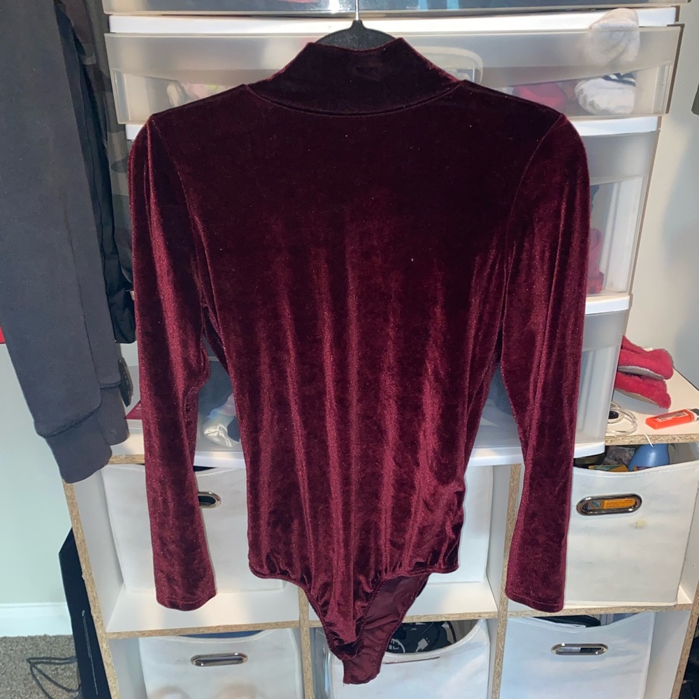 velvet body suit